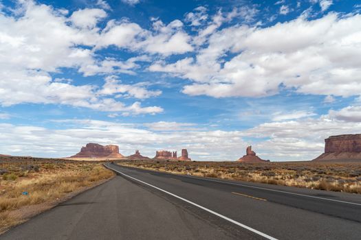 Monument Valley Navajo Tribal Park in Utah USA