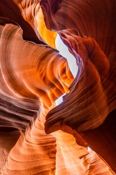 Lower Antelope Canyon in the Navajo Reservation near Page, Arizona USA