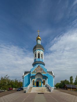 Yuzhne, Ukraine - 09.03.2018. Holy Vvedensky Church  in Yuzhny,  port city in Odessa province of Ukraine on the country's Black Sea coast.