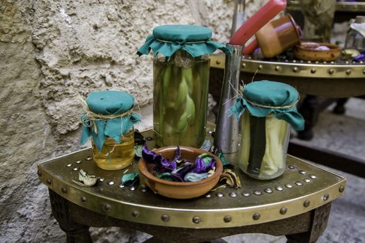 Ancient witchcraft items, witches detail and spells