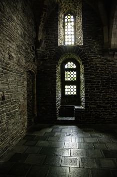 Interior of an old historical building, detail of ancient and history