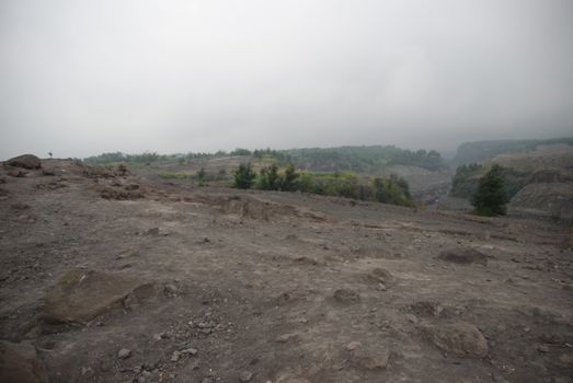 Mount Merapi devastation impact on its surrounding