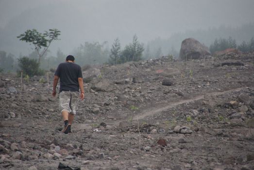 Mount Merapi devastation impact on its surrounding