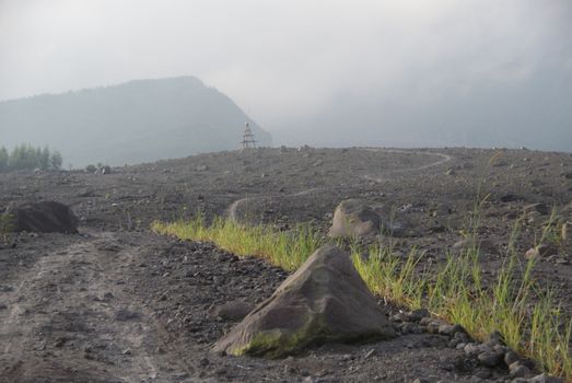 Mount Merapi devastation impact on its surrounding