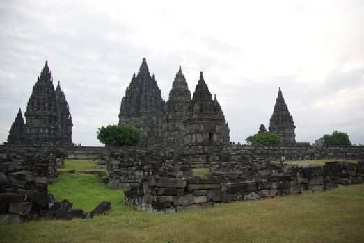 Prambanan Historical Complex in Yogyakarta, Indonesia