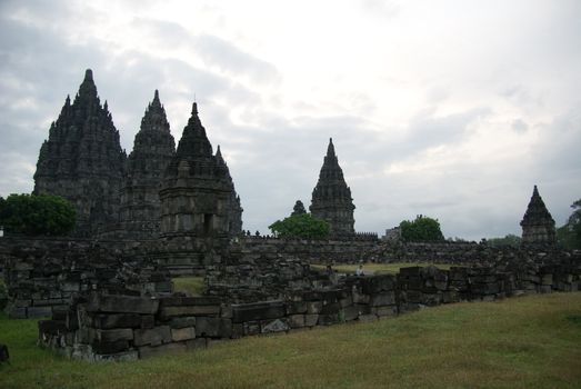 Prambanan Historical Complex in Yogyakarta, Indonesia