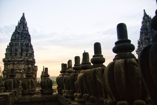 Prambanan Historical Complex in Yogyakarta, Indonesia