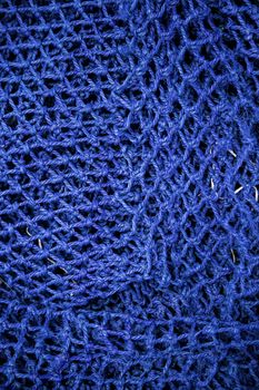 Old fishing nets, tool detail for fishing, sea food