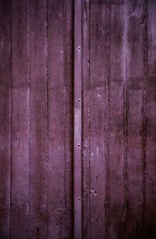Old wooden door with metal, medieval door detail, decoration and security
