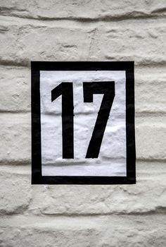 Number seventeen information, odd number detail, address