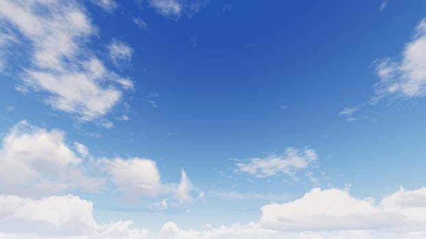 Cloudy blue sky abstract background, blue sky background with tiny clouds, 3d rendering

