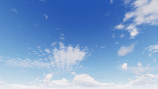 Cloudy blue sky abstract background, blue sky background with tiny clouds, 3d rendering

