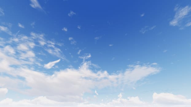 Cloudy blue sky abstract background, blue sky background with tiny clouds, 3d rendering

