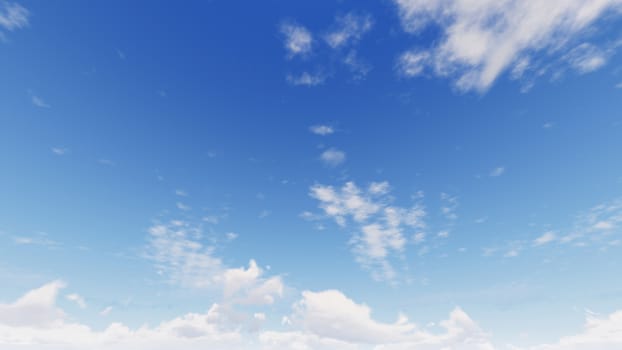 Cloudy blue sky abstract background, blue sky background with tiny clouds, 3d rendering

