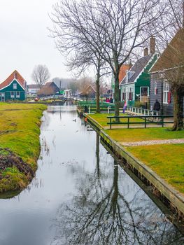 Zaanse Schans ,neighborhood in the Dutch town of Zaandam, near Amsterdam,  The Netherlands.