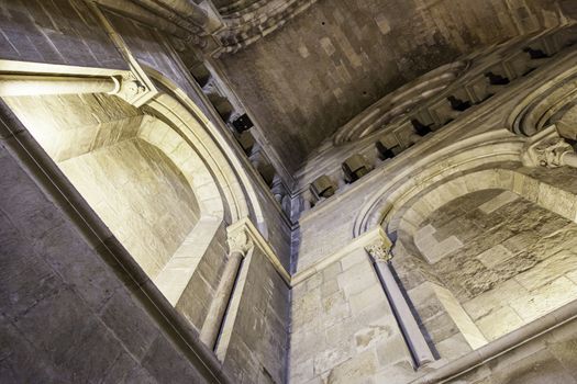 Interior of a church, religious architecture detail