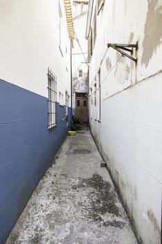 Typical street of Porto, detail of an old street, tourism, portugal