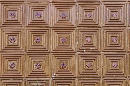 Typical decorative tiles, antique tiles detail Lisbon, art and decoration