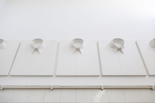 White shirts folded stone, beauty and fashion