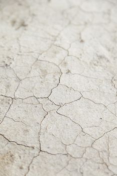 Dry soil by a drought, detail of climate change, ecological disaster