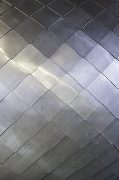 Titanium background, detail of a metalic decorated background, texture