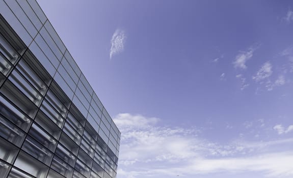 Sky building, detail of a modern building