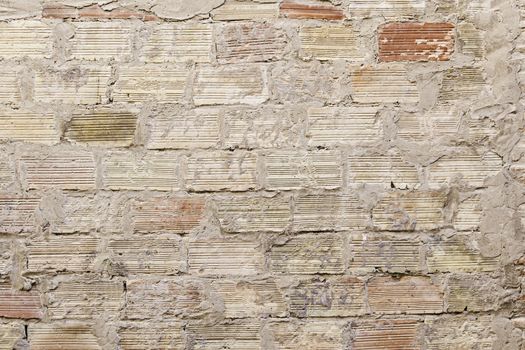 Rough textured wall, detail of a street background