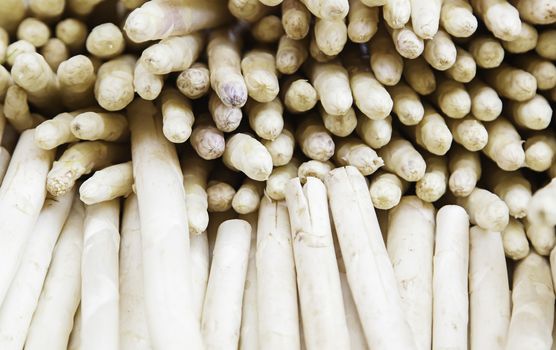 Raw asparagus, detail of a fresh vegetable, healthy food