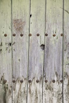 Old wooden background, detail of a wooden boards, texture