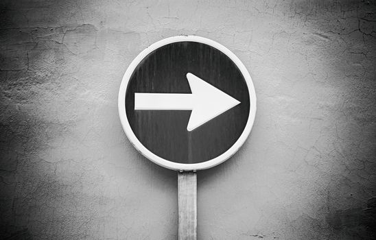 Signal direction for traffic, detailed information signal