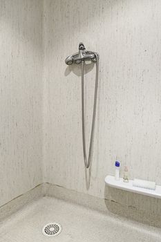 Bath of a hospital, detail of a toilet for the sick and disabled