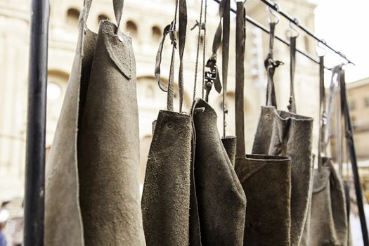 Leather apron, item detail of clothes to work
