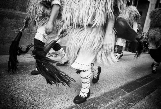 Typical Basque costume, detail of clothing for typical tradition
