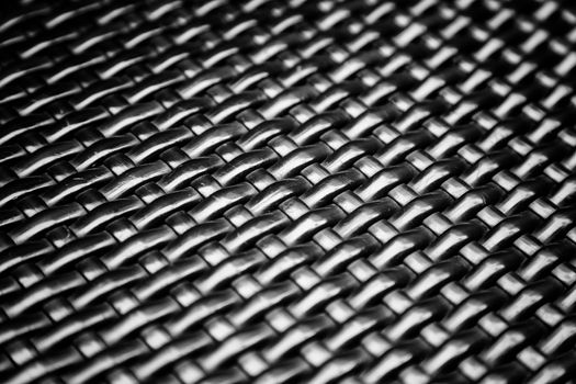 Plastic background interlaced, detail of a textured background, decoration and resistance