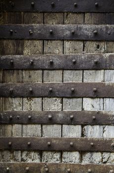 Old medieval lock, ancient