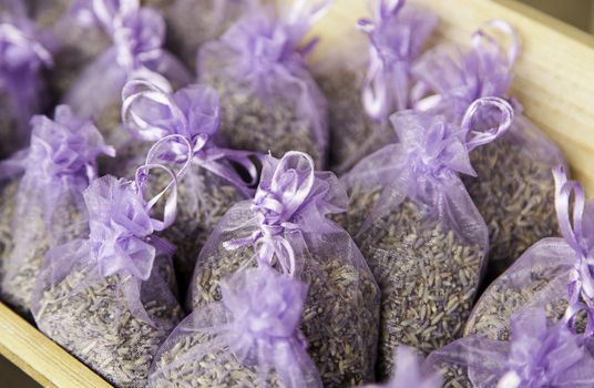 Aromatic and decorative bags of natural lavender, nature freshener