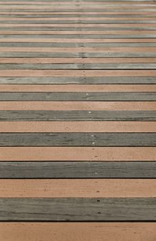 Red and brown pedestrian ground floor, textured background detail