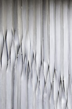 Metallic patterned background, detail of a textured