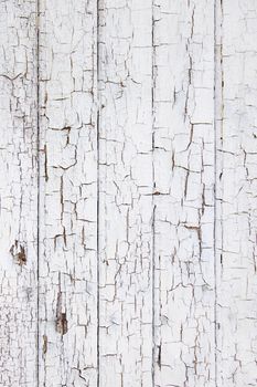 Chipped and old wood, detail of an abandoned wall textured background