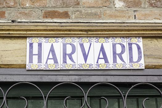 Sign Harvard University, detail signal information, education