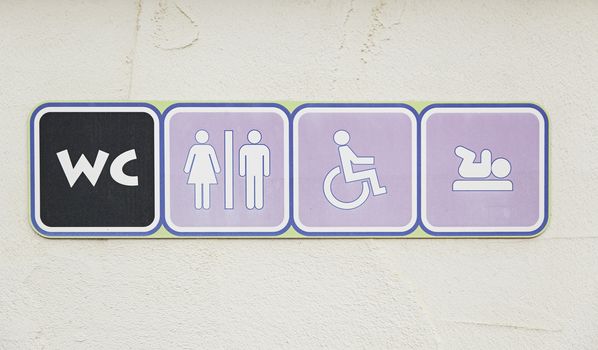 Wc sign, information