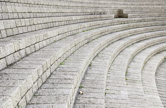 Ancient stone stairs, detail of old stairs, ancient architecture
