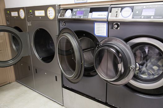 Urban Laundry, detail of a facility for washing clothes