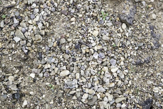 Colored stones, stones detail in the countryside, textured background