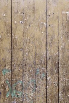 Antique wooden background, detail of a wall decorated with wood, textured background
