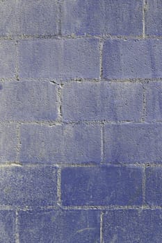 Background of blue painted wall, detail of a wall in the city decorated, textured background