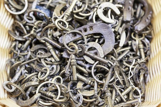 Keychains with horseshoes, metal keychains detail about luck, superstition