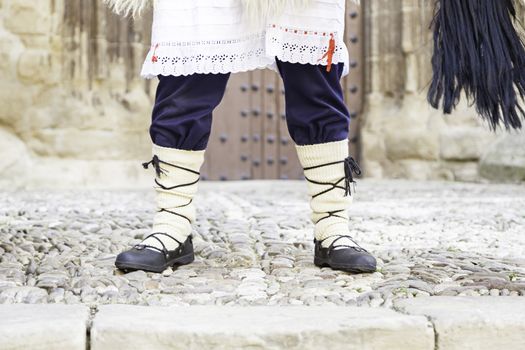 Detail of a typical Basque outfit, heritage