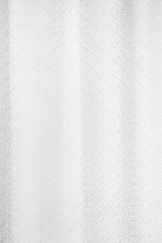 White glass window detail of a decorated white crital, safety and security