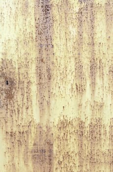 Rusty metal wall, detail of an old wall abandoned and battered